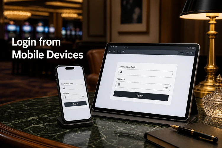Login from Mobile Devices